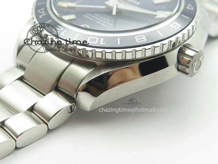 0306 Planet Ocean GMT 42mm V6F Best Edition Blue Bezel Blue Dial On SS Bracelet A ModernLook 8274